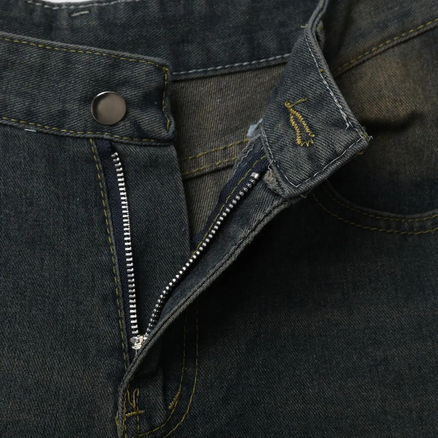 Baggy Jean Shorts for Men Jorts Casual Loose Fit Long Denim Shorts Wide Leg Y2K Hip Hop Trendy Outfits