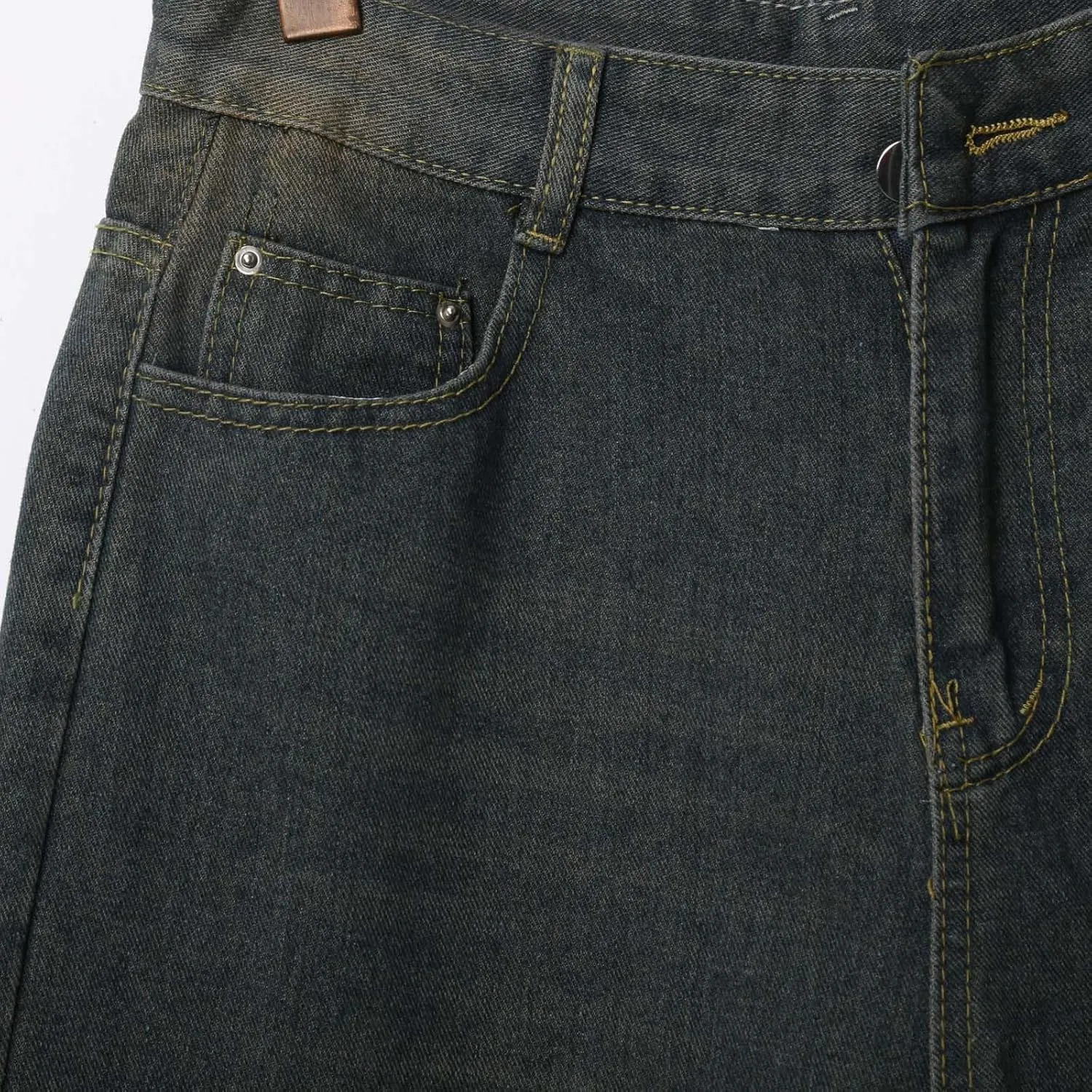 Baggy Jean Shorts for Men Jorts Casual Loose Fit Long Denim Shorts Wide Leg Y2K Hip Hop Trendy Outfits