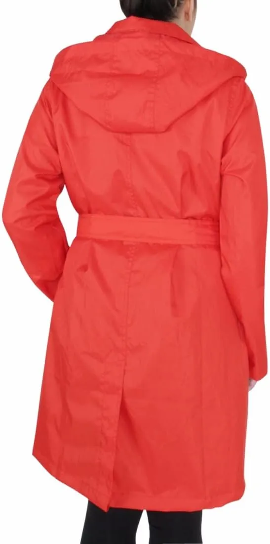 Capelli New York Ladies Rain Slicker with Removable Hood