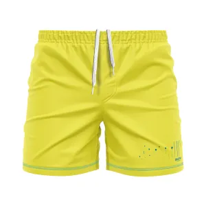 DxW: Marfa Lights men's FC shorts, yellow