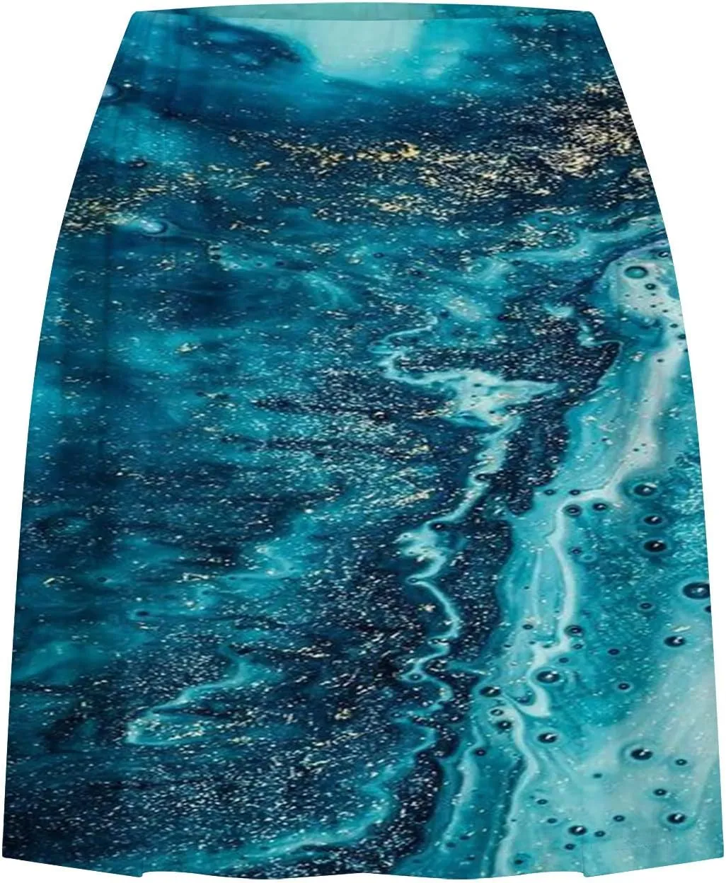 hlysgo Women's Athletic Workout Tennis Skorts Summer Trendy Tie-Dye Print High Waist Flowy Mini Skirt with Inner Shorts