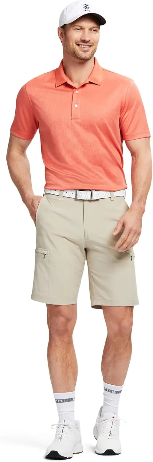 IZOD Men's Performance Golf Grid Polo