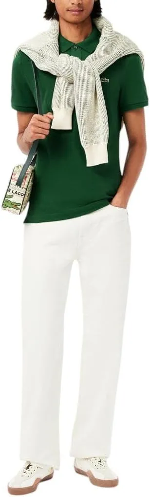 Lacoste Men's Legacy Classic Pique Slim Fit Short Sleeve Polo Shirt