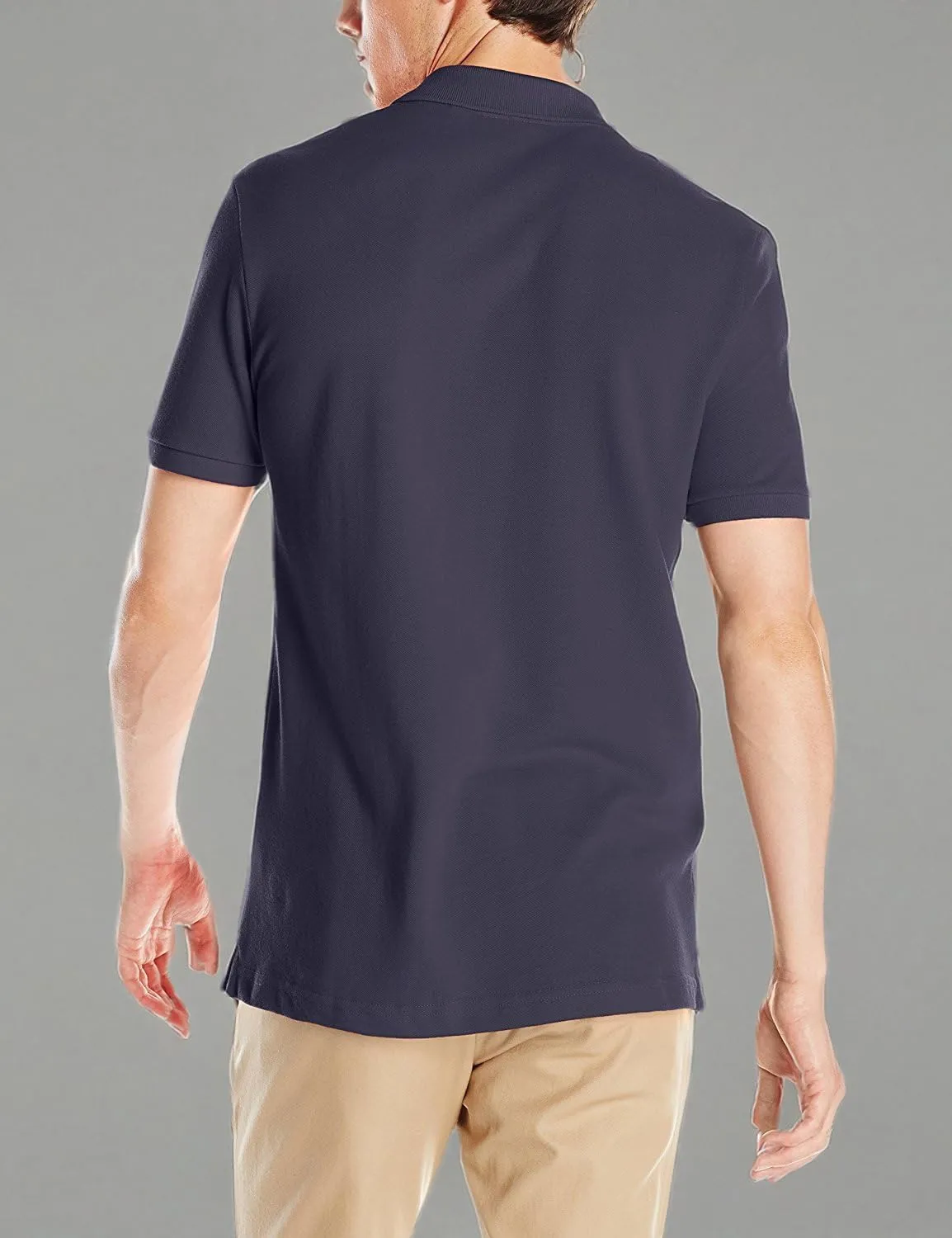 Lacoste Men's Legacy Classic Pique Slim Fit Short Sleeve Polo Shirt