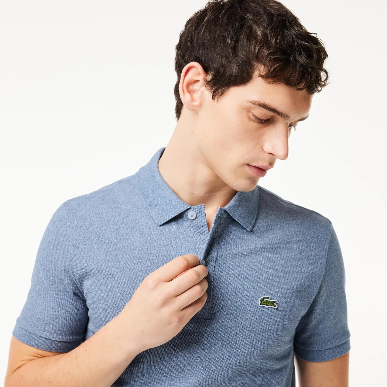 Lacoste Men's Legacy Classic Pique Slim Fit Short Sleeve Polo Shirt