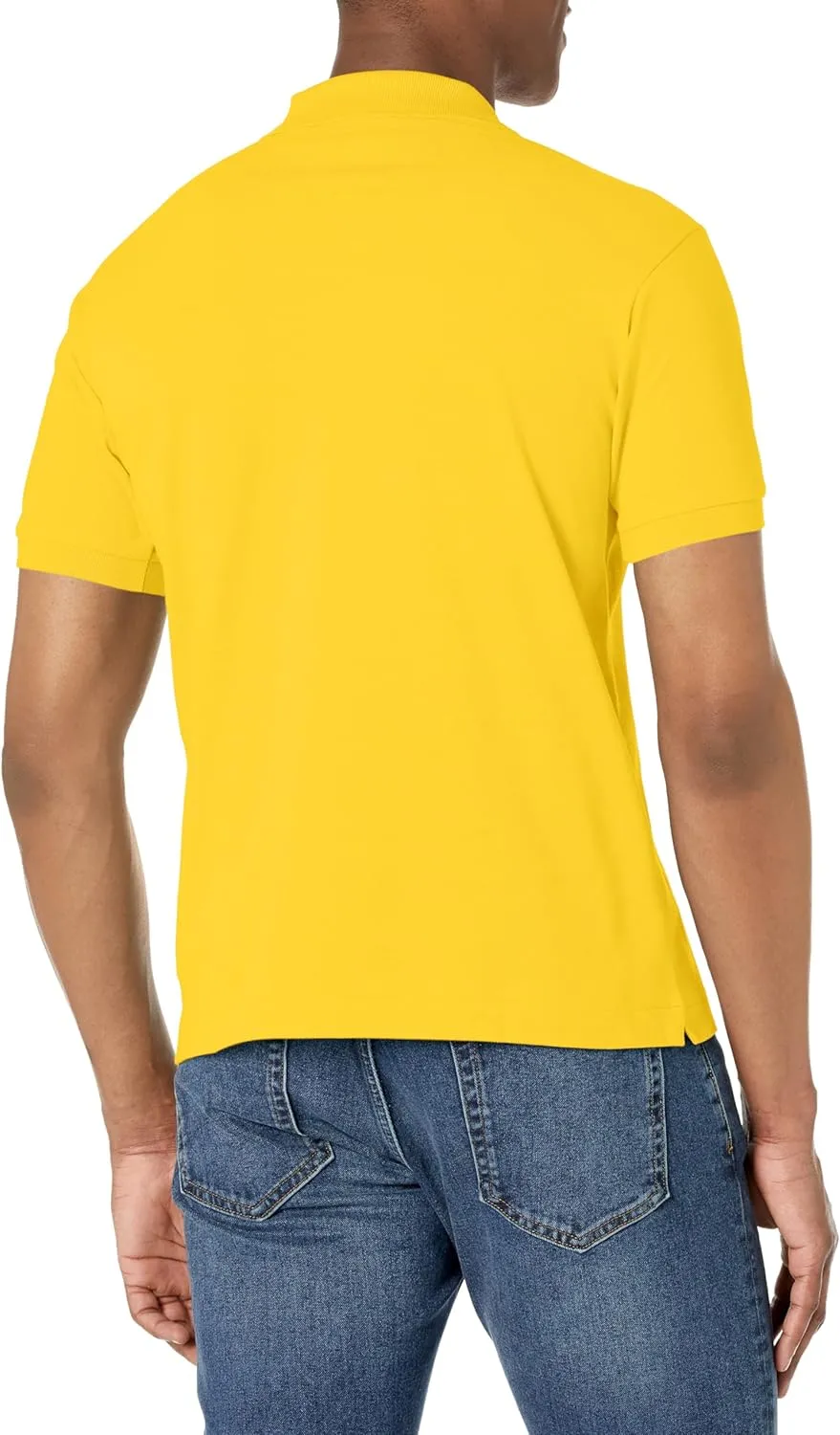 Lacoste Men's Short Sleeved Ribbed Collar Shirt