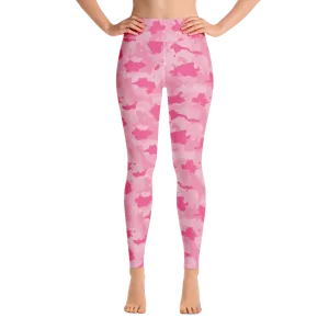 Pink Camo Yoga Pants