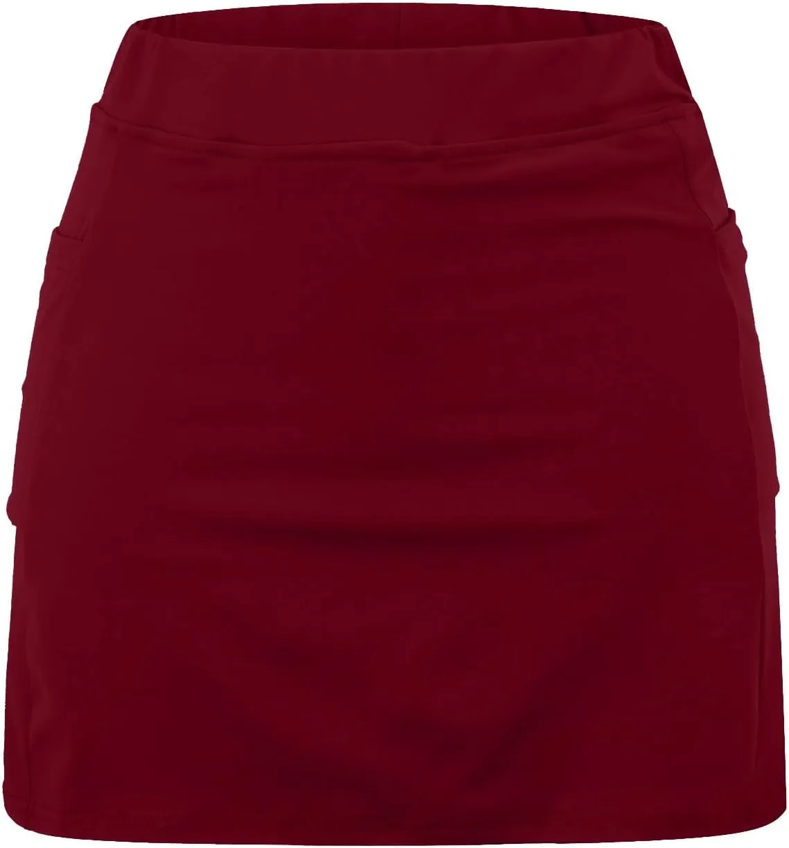 Skirts for Women Trendy Summer Long Athletic Dress for Women with Shorts Knee Length Running Shorts for Men 9 inch