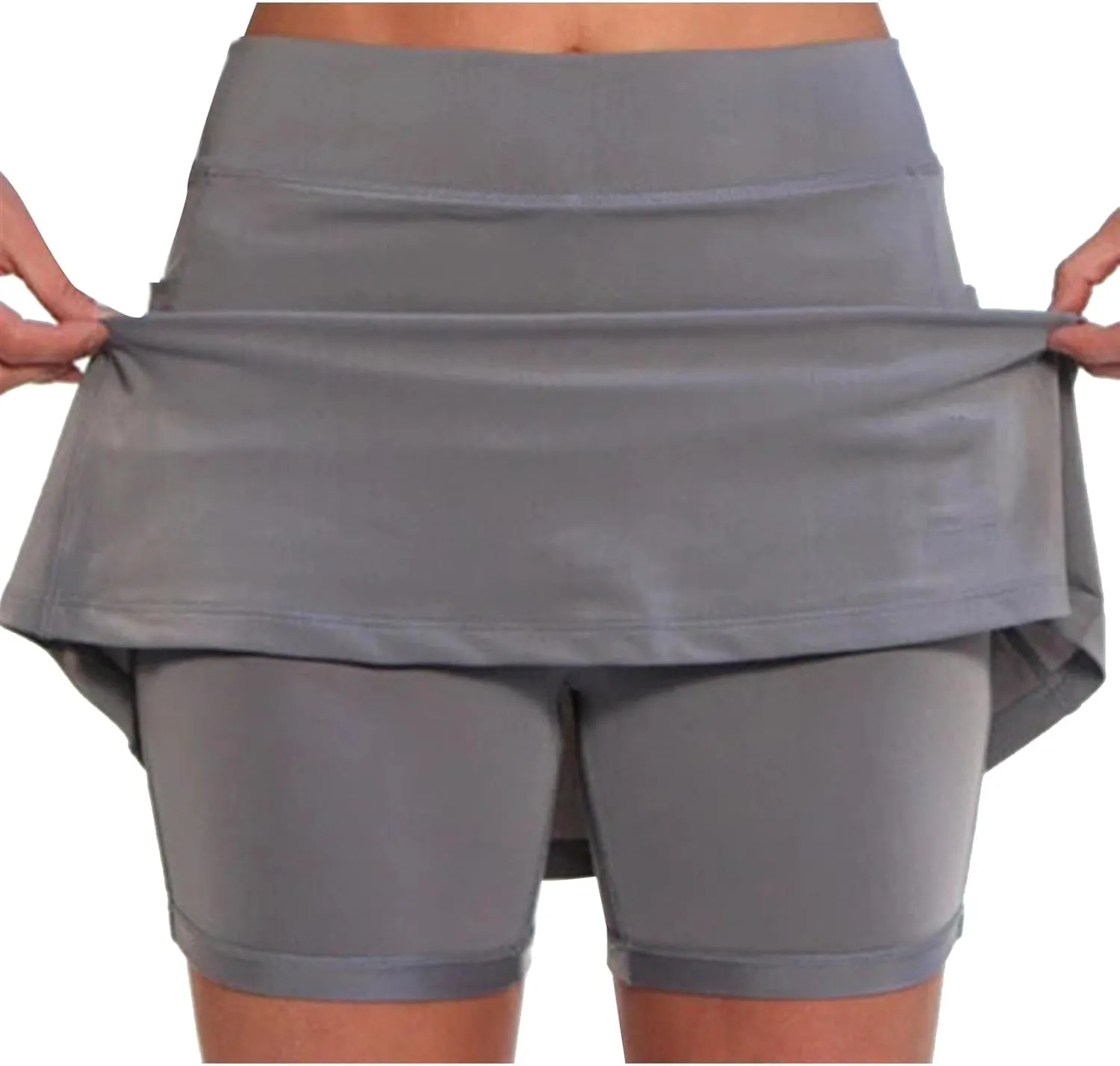 Skorts for Women High Waisted Athletic Shorts Tennis Golf Yoga Skirts with Built in Shorts Workout Skort with Pocket
