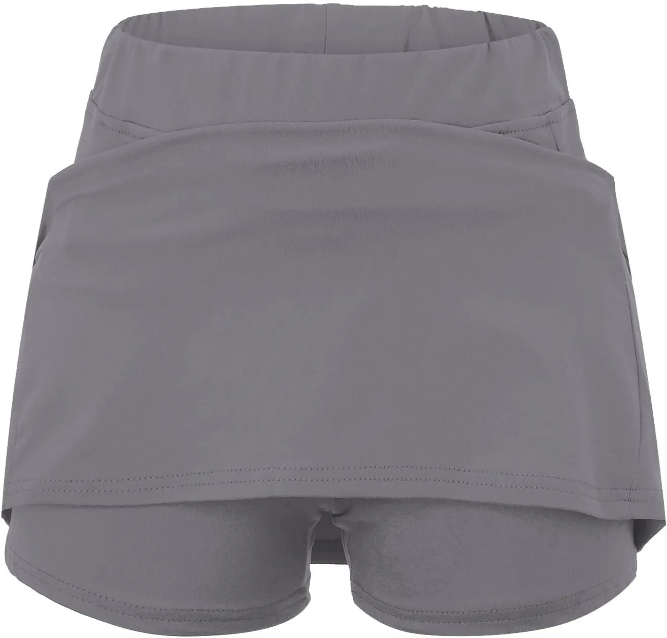 Skorts for Women Tummy Control High Waisted Athletic Workout Tennis Yoga Golf Skirts with Shorts Pockets Biker Shorts