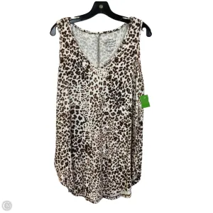 Tank Top By Torrid In Leopard Print, Size: 2x