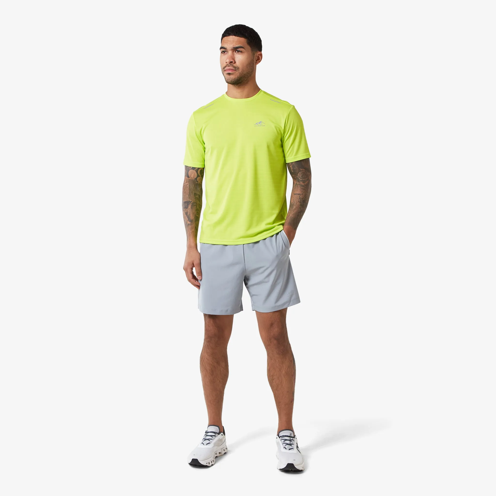 Training Twinset | Fluro Green/Ice Grey