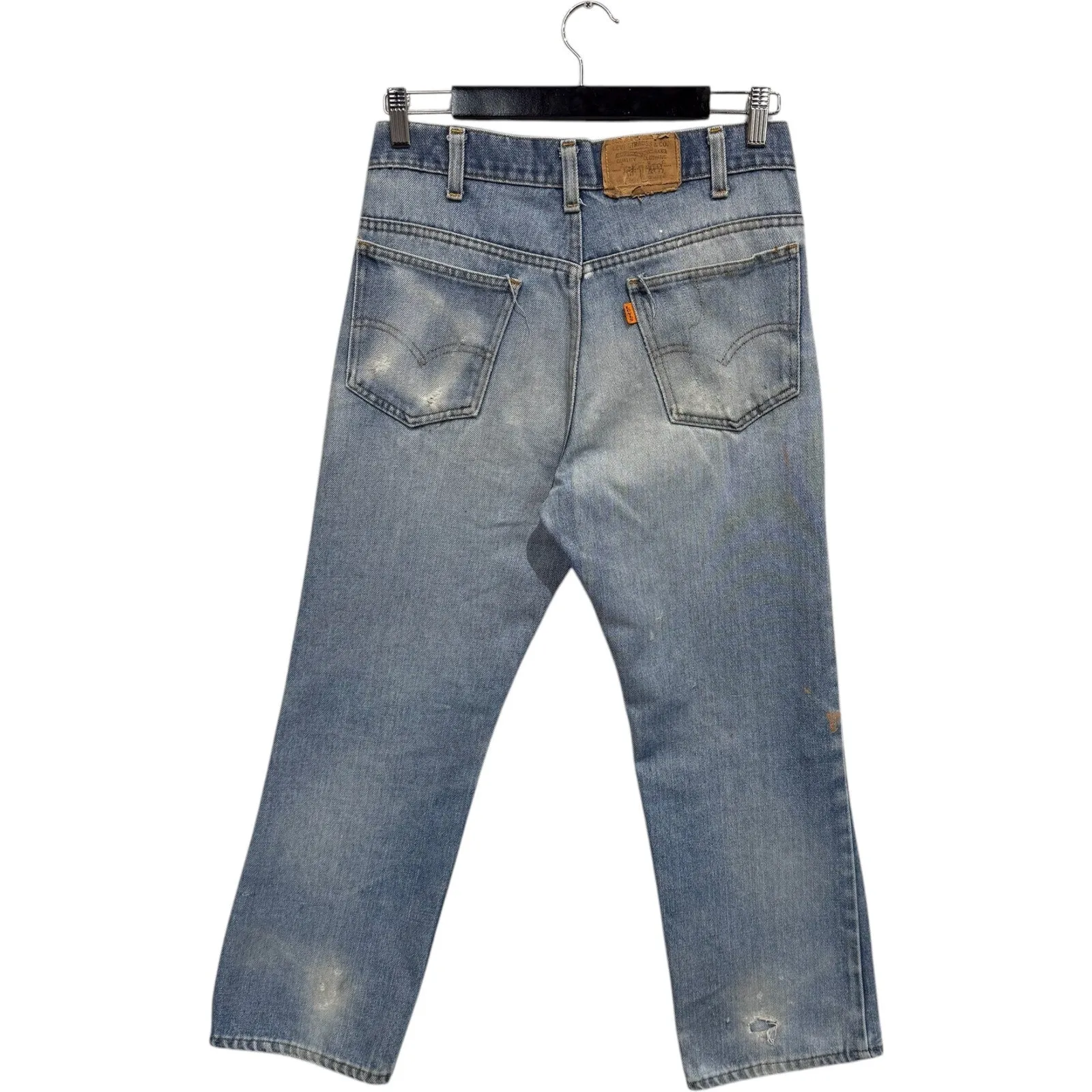 Vintage Levi's Orange Tab Distressed Jeans 30 x 26
