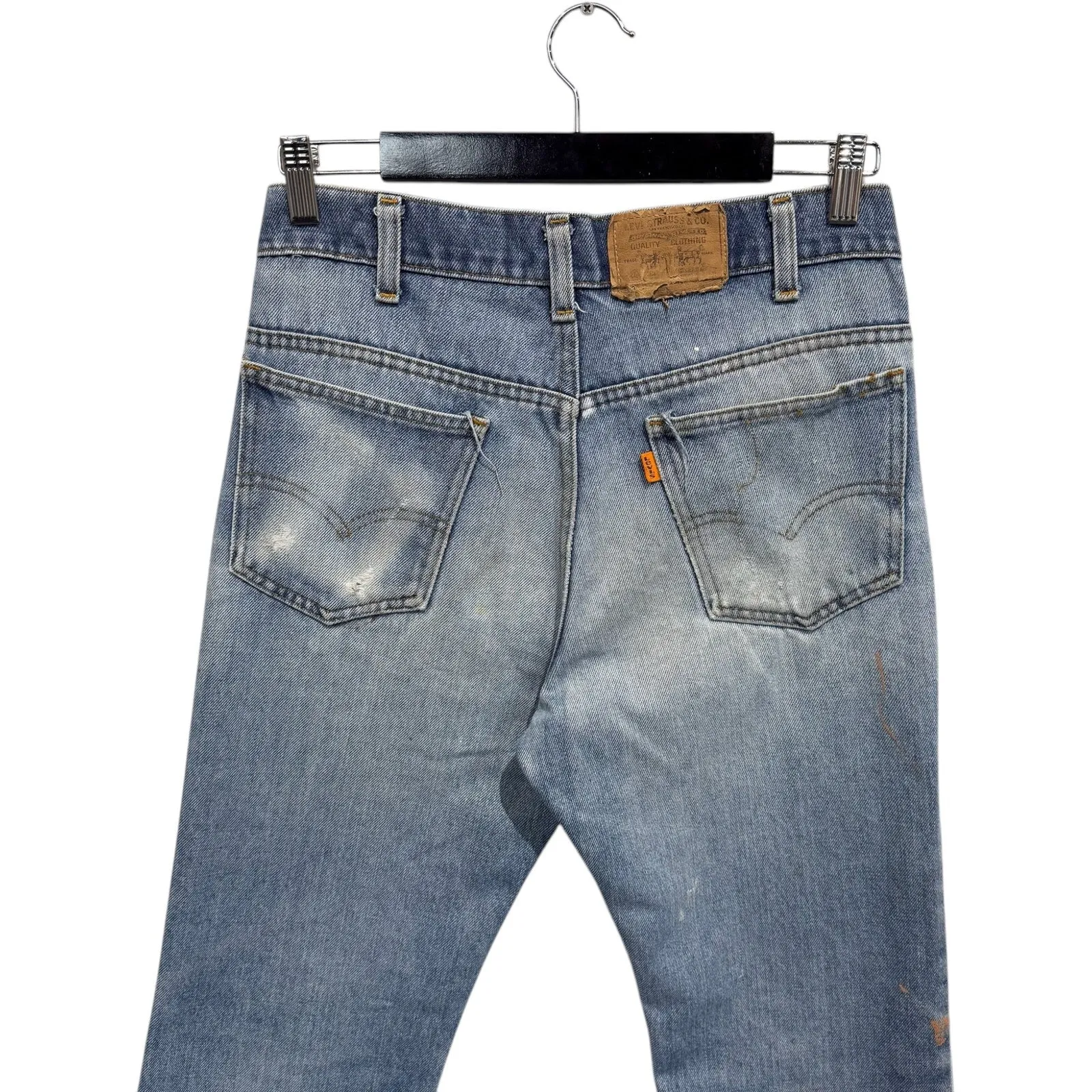 Vintage Levi's Orange Tab Distressed Jeans 30 x 26