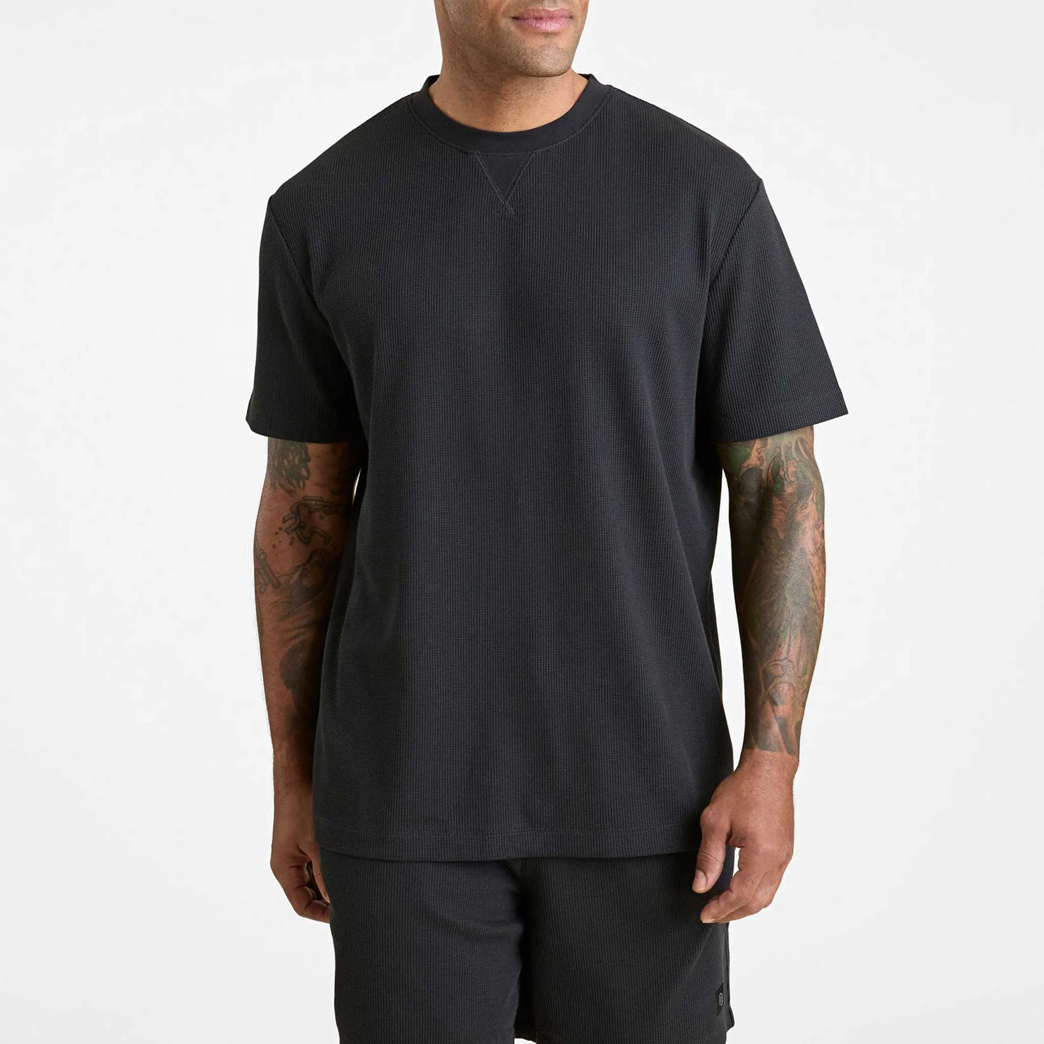 Waffle T-Shirt | Black
