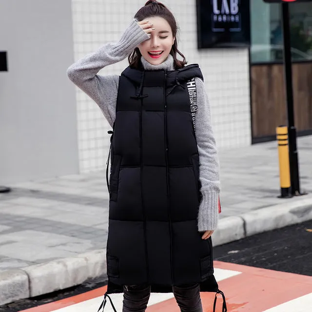 Winter/Spring Coat Autumn Winter Spring Vest Women Waistcoat 2019 Female Sleeveless Jacket
