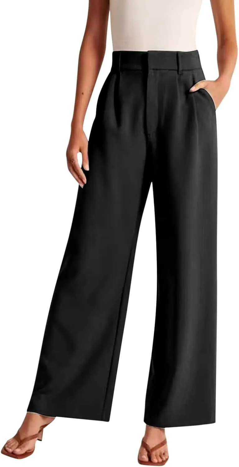 Women Cotton Linen Summer Drawstring Pants Elastic Waist Stretchy Slim Fit Pant Trousers Trendy