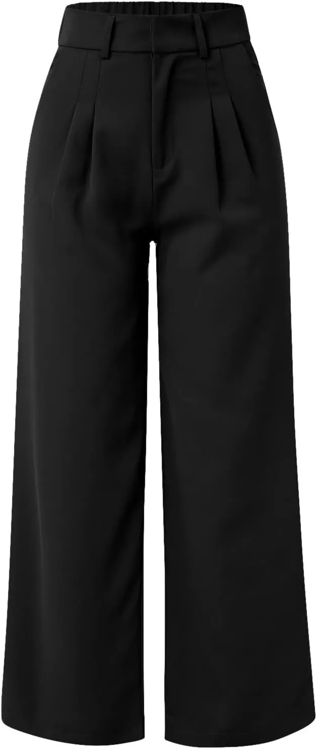 Women Cotton Linen Summer Drawstring Pants Elastic Waist Stretchy Slim Fit Pant Trousers Trendy