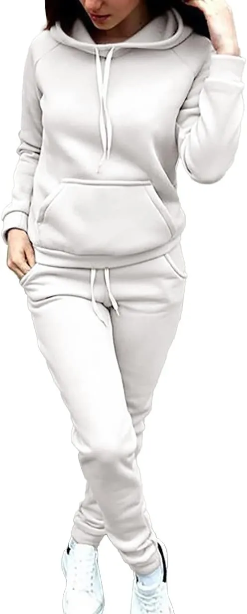 Women's 2024 Fall Two Piece Outfit Long Sleeve V Neck Loose Fashion Pullover and Wide Leg Pants