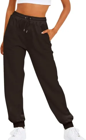 Women's Linen Blend Summer Casual Loose Pants Low Waist Baggy Stretchy Slim-Fit Palazzo Pants Trendy