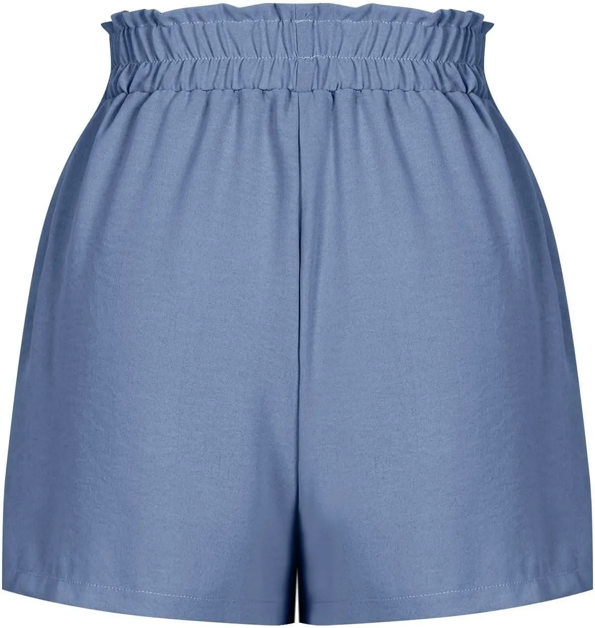 Womens Linen Shorts High Waisted 2025 Summer Beach Resort Wear Drawstring Elastic High Waist Dressy Casual with Pockets