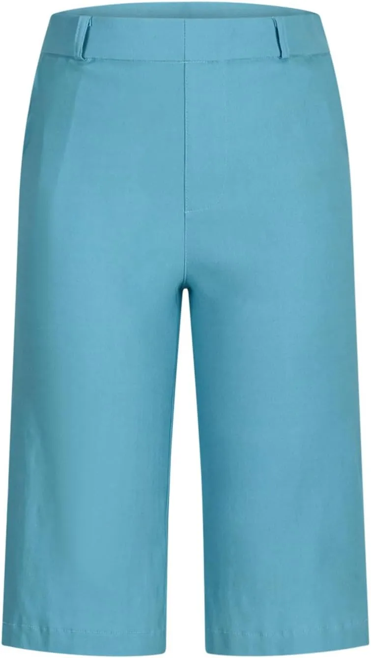 Women's Pull On Bermuda Shorts for Women 2025 Trendy Stretch Twill Short Dressy Casual High Waisted Summer Slacks